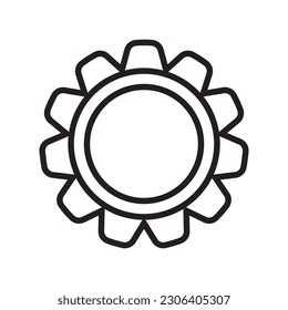 gear icon vector template illustration logo design
