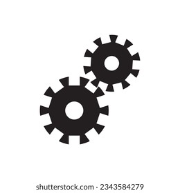 gear icon vector template illustration logo design