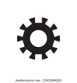 gear icon vector template illustration logo design