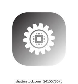 gear icon vector template illustration logo design