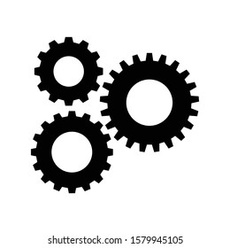 Gear Icon Vectorteamwork Icon Connection Vector Stock Vector (royalty 