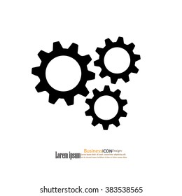 gear icon vector.working  concept.vector illustration