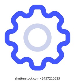 Gear icon for web, app, infographic, etc