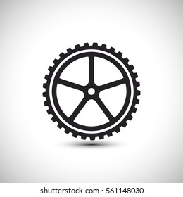 Gear Icon. Gear wheel Icon. Vector Illustration