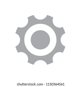  gear icon, work sign vector design, wheel machine cog vector icon isolated on white background, technology icon symbol