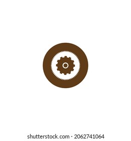 Icono de engranaje para su presentación o negocio de construcción