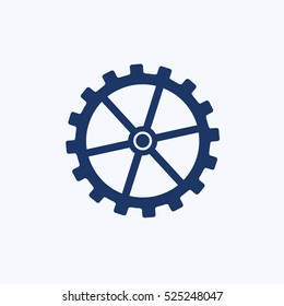 Gear icon,clean vector