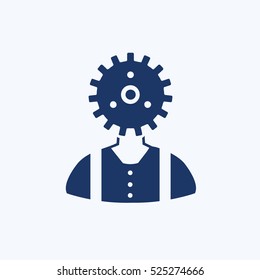 Gear icon,clean vector