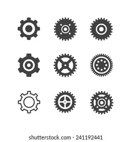 Gear Icons Stock Vector (Royalty Free) 241192441 | Shutterstock