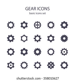 Gear icons.