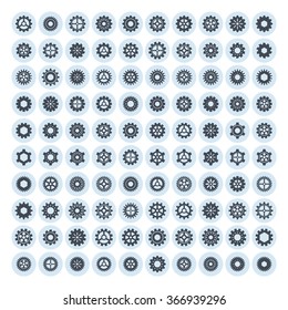 Gear icons