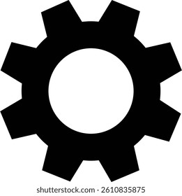 Gear icons. Parameter or setting symbol. Isolated vector for apps or website on transparent background cog wheel, engine circle flat symbol