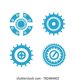gear icons set