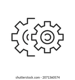 Gear icons symbol vector elements for infographic web