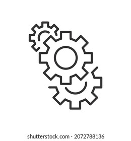 Gear icons symbol vector elements for infographic web