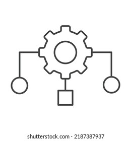 gear icons  symbol vector elements for infographic web