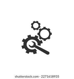 gear icon,setting illustration eps 10