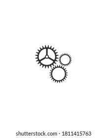icono de engranaje,mejor icono plano del vector.
