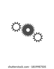 icono de engranaje,mejor icono plano del vector.