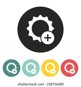 gear icon.vector illustration.