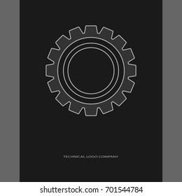 Gear industrial background