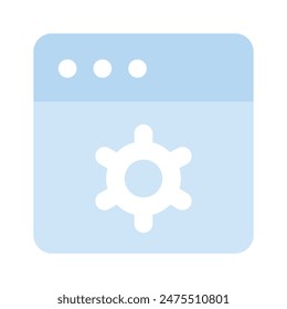 Innenausstattung der Webseite, Konzeptsymbol der Website-Einstellung, Webseitenverwaltung