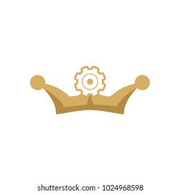 Gear King Logo Icon Design