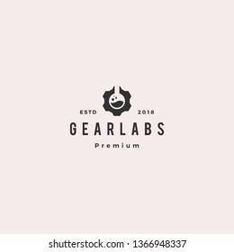 gear labs logo vector icon illustration