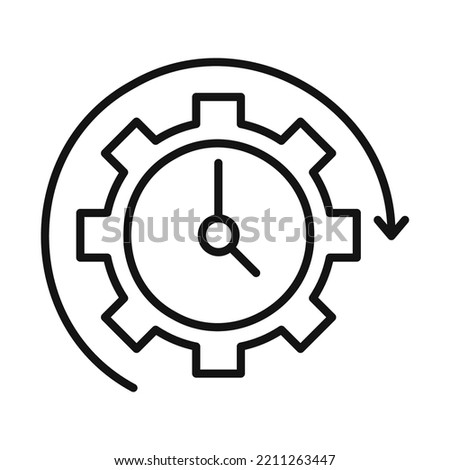 gear like time management icon