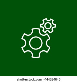 gear line icon