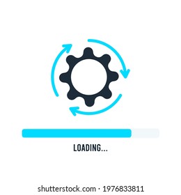 Gear with loading line illustration