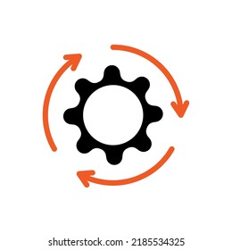 Gear with loading line illustration