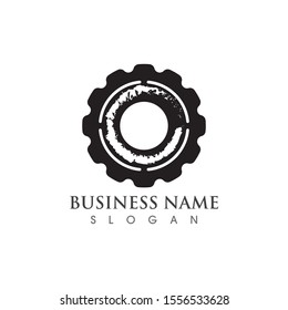 Gear Logo concept Template vector icon illustration design