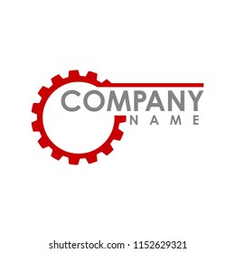 Gear logo concept vector 