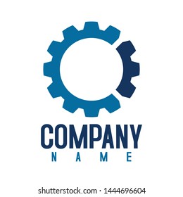 Gear logo concept- vector logo concept illustration. Abstract logo sign.