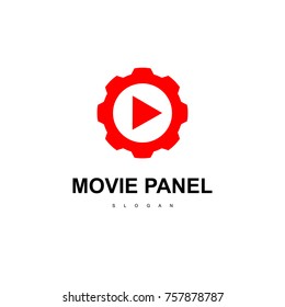 Gear Logo Design, Automotive Channel, Media Logo