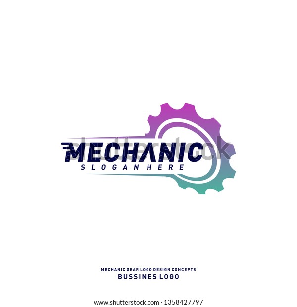 Gear Logo Design Concepts. Mechanical Gear Logo
Template Vector. Icon
Symbol