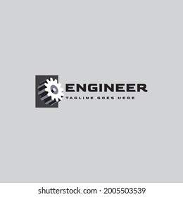 Gear logo design symbol inspiration vector template