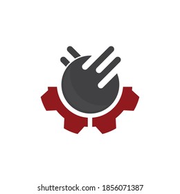 Gear Logo Design Symbol Technology Modern