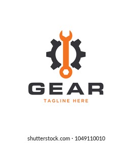 gear logo design template