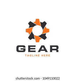 gear logo design template