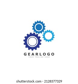 Gear logo design template illustration  vector