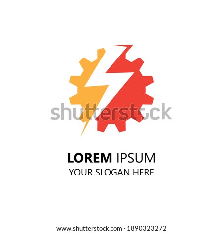 Gear logo design template. Mechanic modern style logo. gear illustration vector. logotypes for mechanic.