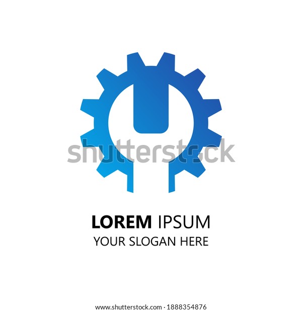 Gear Logo Design Template Mechanic Logo Stock Vector (Royalty Free ...