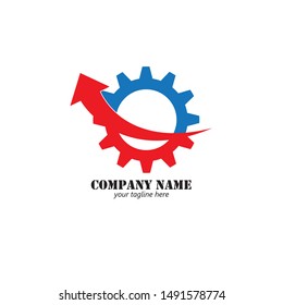 GEAR logo design template vector
