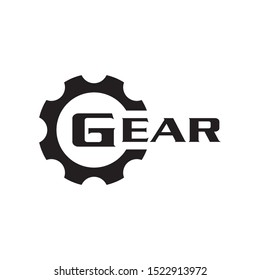 Gear logo design template vector illustration