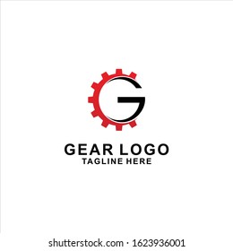 GEAR logo design template vector