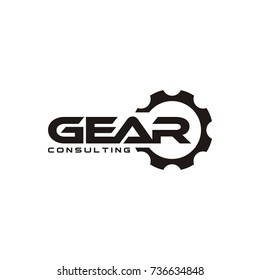 GEAR logo design template vector