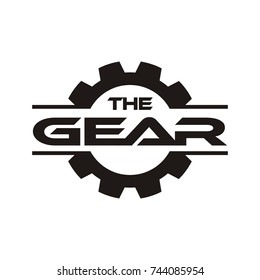 Gear logo design template vector