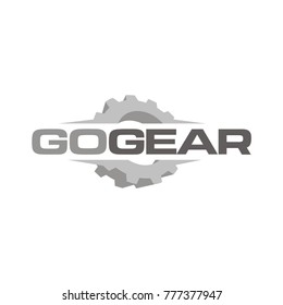 Gear logo design template vector illustration